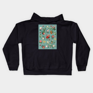 English Country Garden Chintz Kids Hoodie